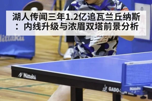 湖人传闻三年1.2亿追瓦兰丘纳斯：内线升级与浓眉双塔前景分析